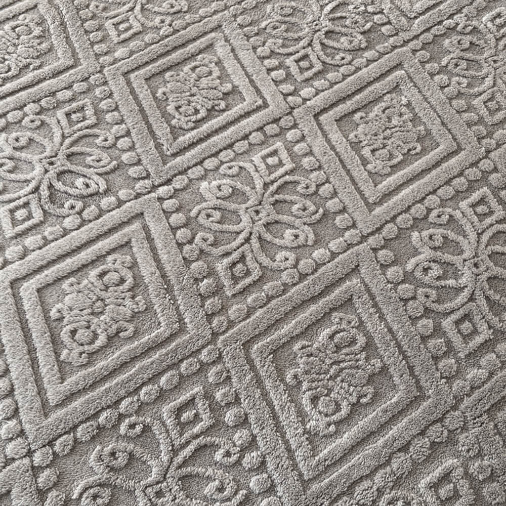 Baroque Embossed Velvet Fitted Sheet