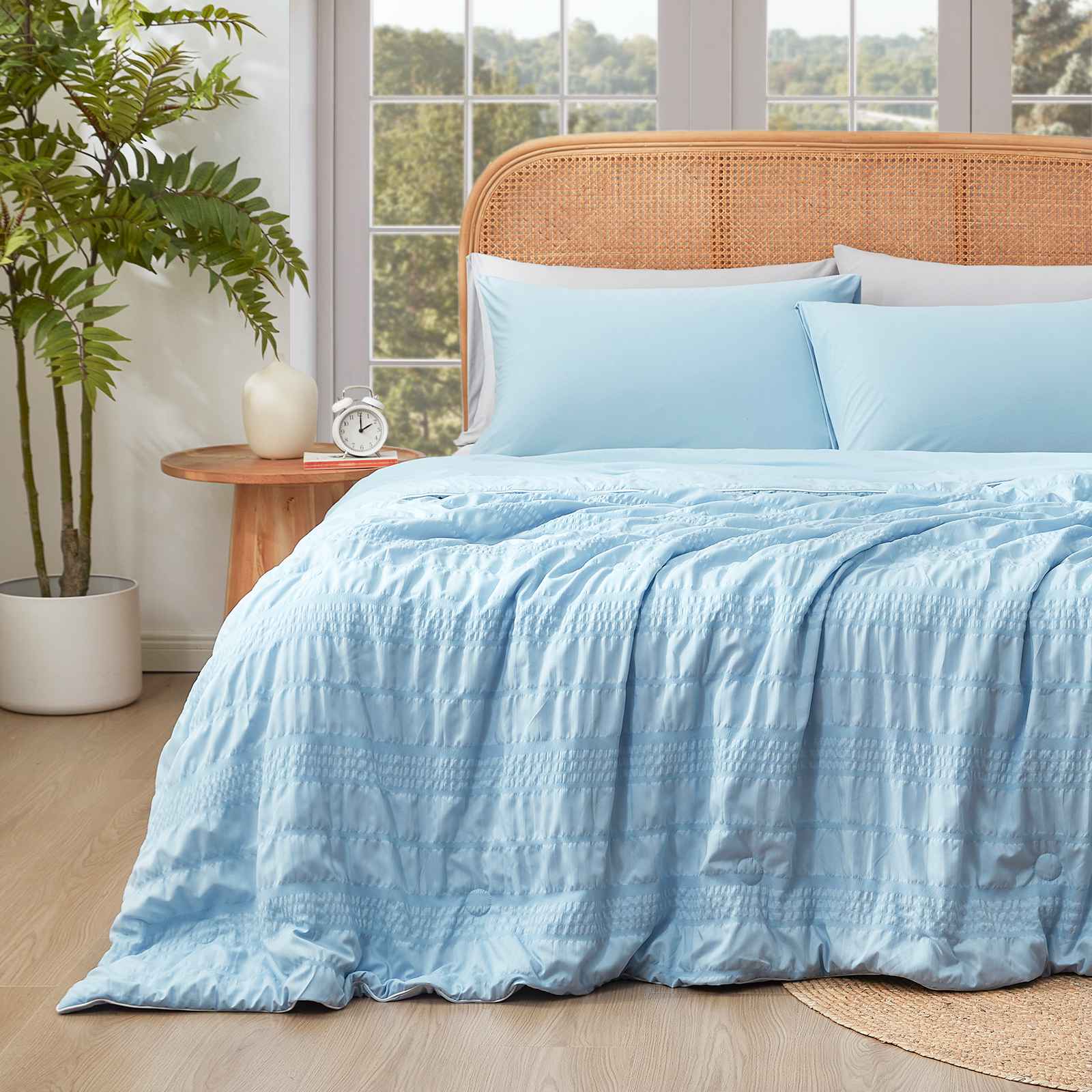 Seersucker Cooling Blanket