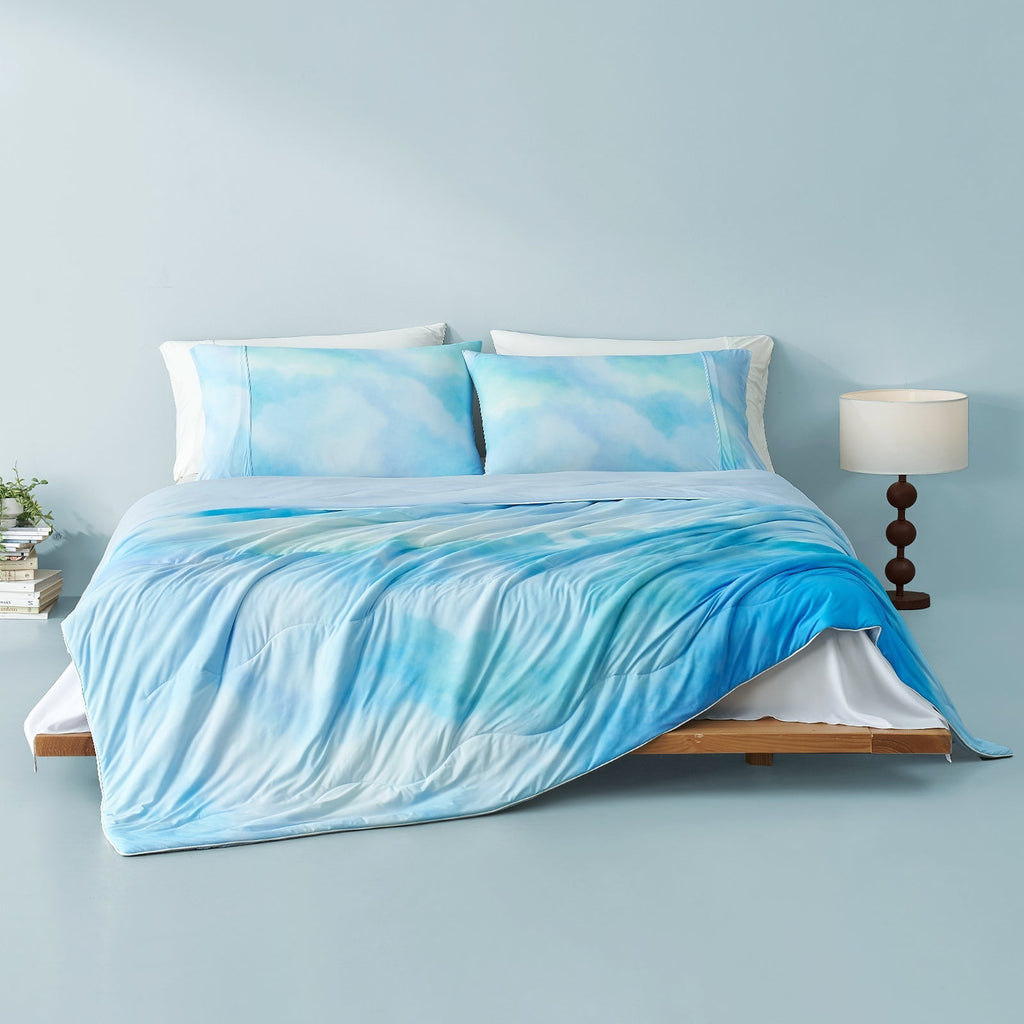 Tie-Dye Cooling Blanket Set