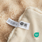 Bubble Tie-Dye Faux Fur Throw