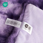Bubble Tie-Dye Faux Fur Throw