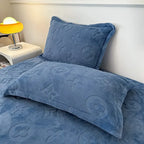 3-Piece MonoFloral Duvet Cover Bedding Set