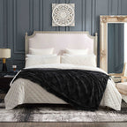 Checkerboard Plush Throw