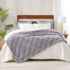Checkerboard Plush Throw