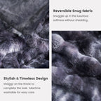 Bubble Tie-Dye Faux Fur Throw