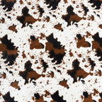 Cow Print Faux Fur Throw