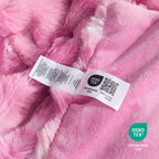 Bubble Tie-Dye Faux Fur Throw