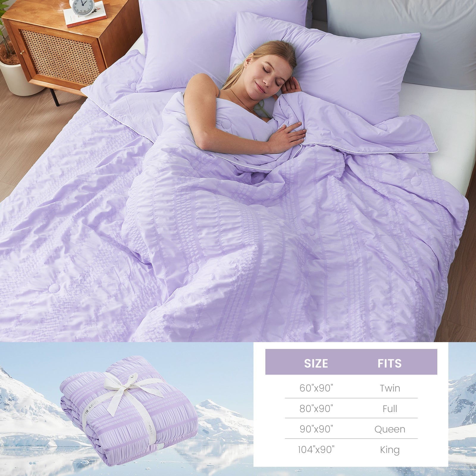 Seersucker Cooling Blanket