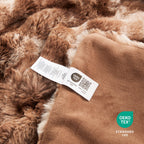 Bubble Tie-Dye Faux Fur Throw