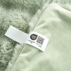 Bubble Tie-Dye Faux Fur Throw