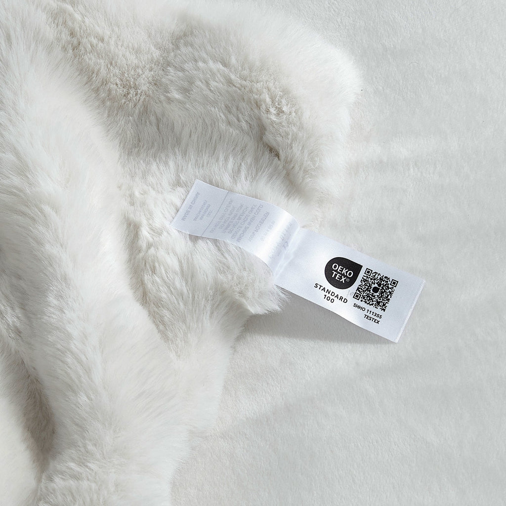 Bubble Tie-Dye Faux Fur Throw