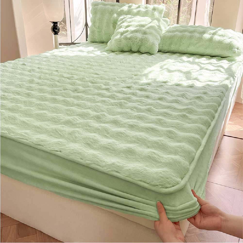 Bubble Plush Fitted Sheet