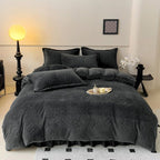 3-Piece MonoFloral Duvet Cover Bedding Set