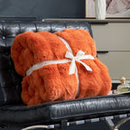 Bubble Tie-Dye Faux Fur Throw