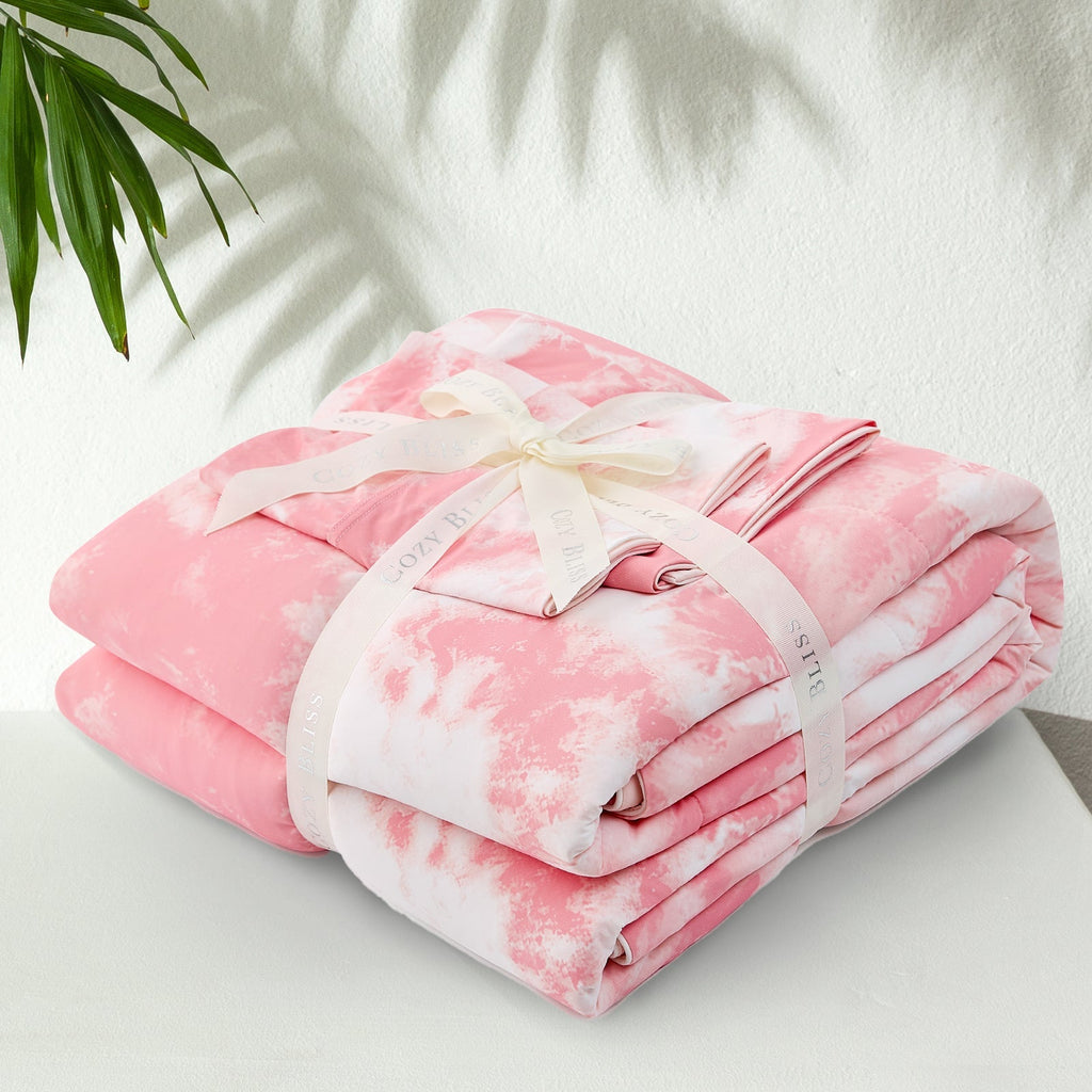 Tie-Dye Cooling Blanket Set