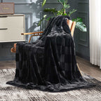 Checkerboard Plush Throw