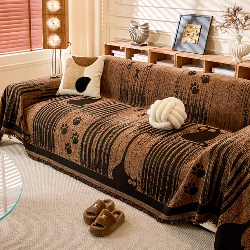 Paw Print Throw Couch Cover Secondary image