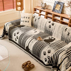 Paw Print Throw Couch Cover