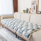 Cream Fuzz Dog Bed Mat