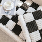 Cream Fuzz Dog Bed Mat