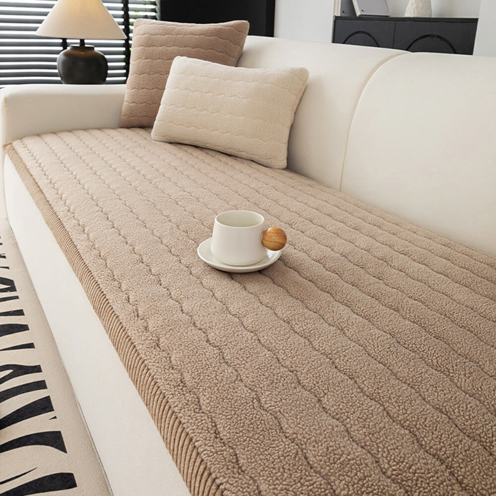 Lamb Soft Breathable Couch Cover Secondary image