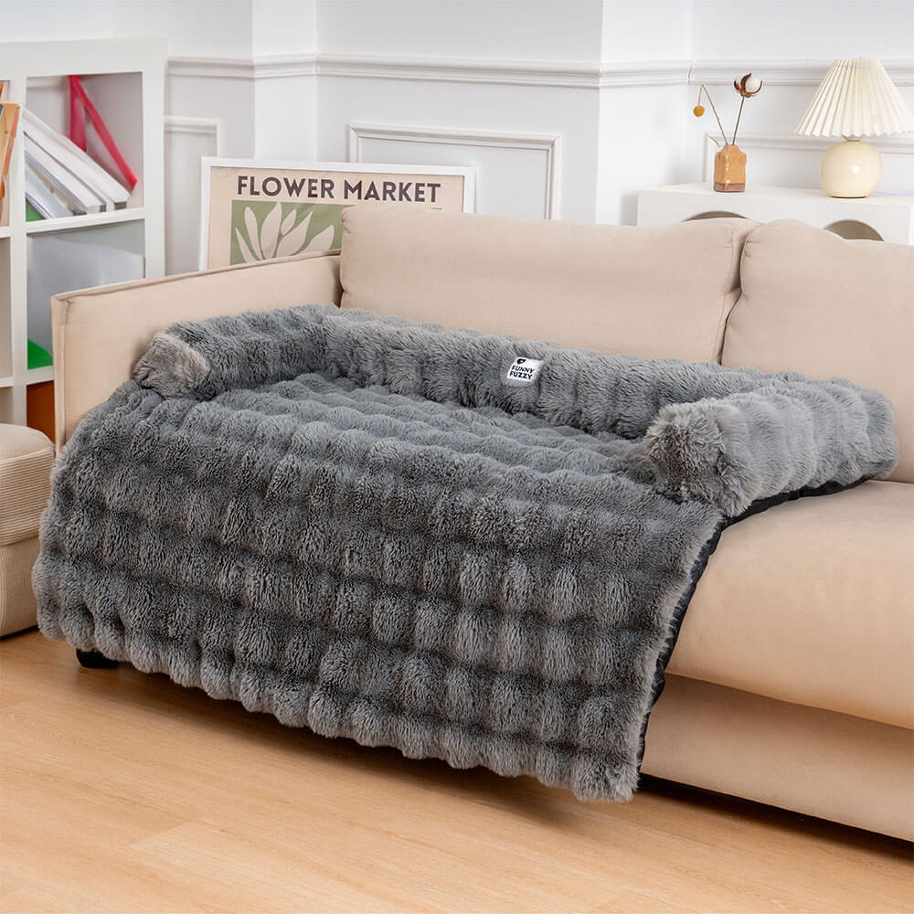 Fuzzy Calm Pet Sofa Met Secondary image
