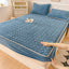 Velvet Cloud Textured Milk Fitted Sheet
