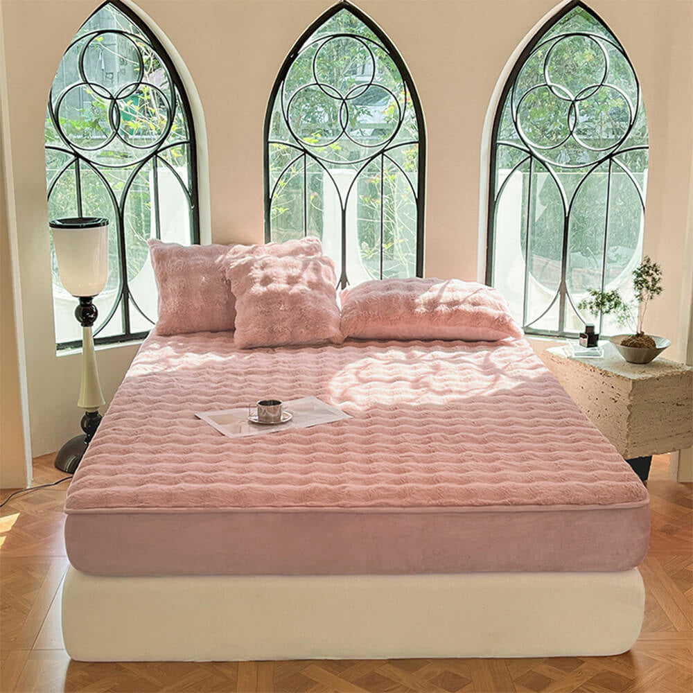 Bubble Plush Fitted Sheet