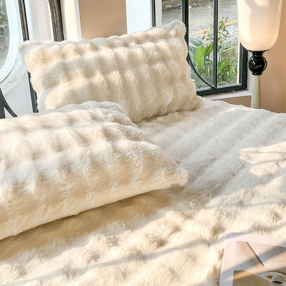Bubble Plush Fitted Sheet