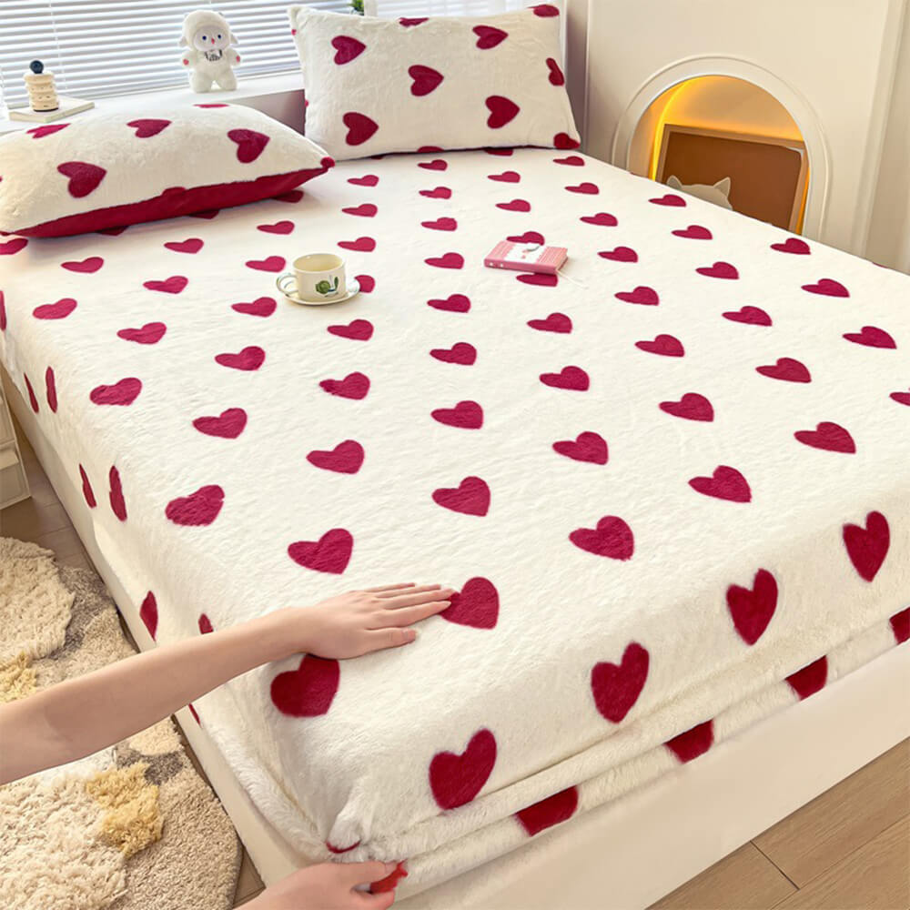Love Velvet Fitted Sheet Secondary image