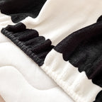 Checkered Milk Velvet Fitted Sheet