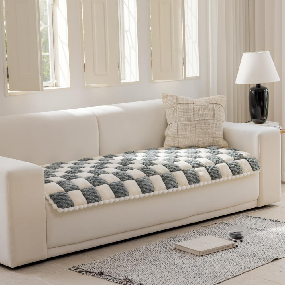 The Plush Block Couch Cover Secondary image