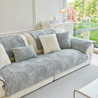 Geo Plush Couch Cover
