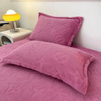 3-Piece MonoFloral Duvet Cover Bedding Set
