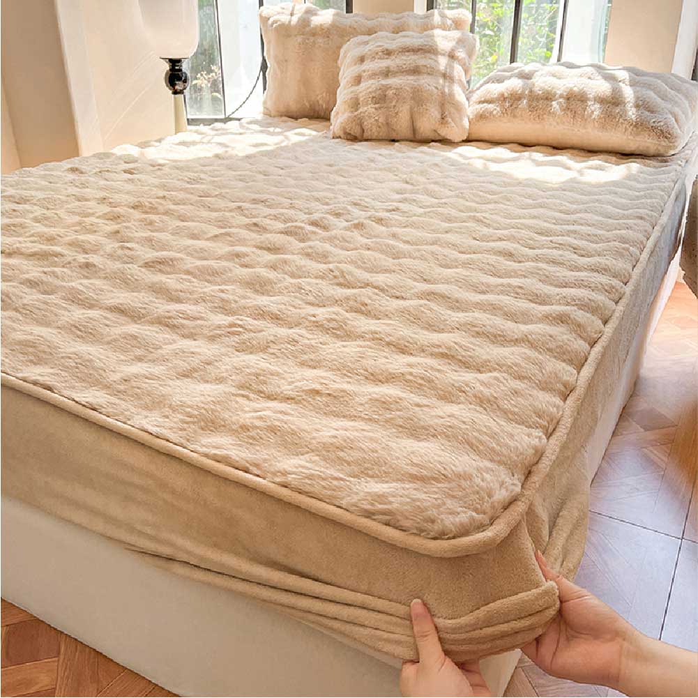 Bubble Plush Fitted Sheet