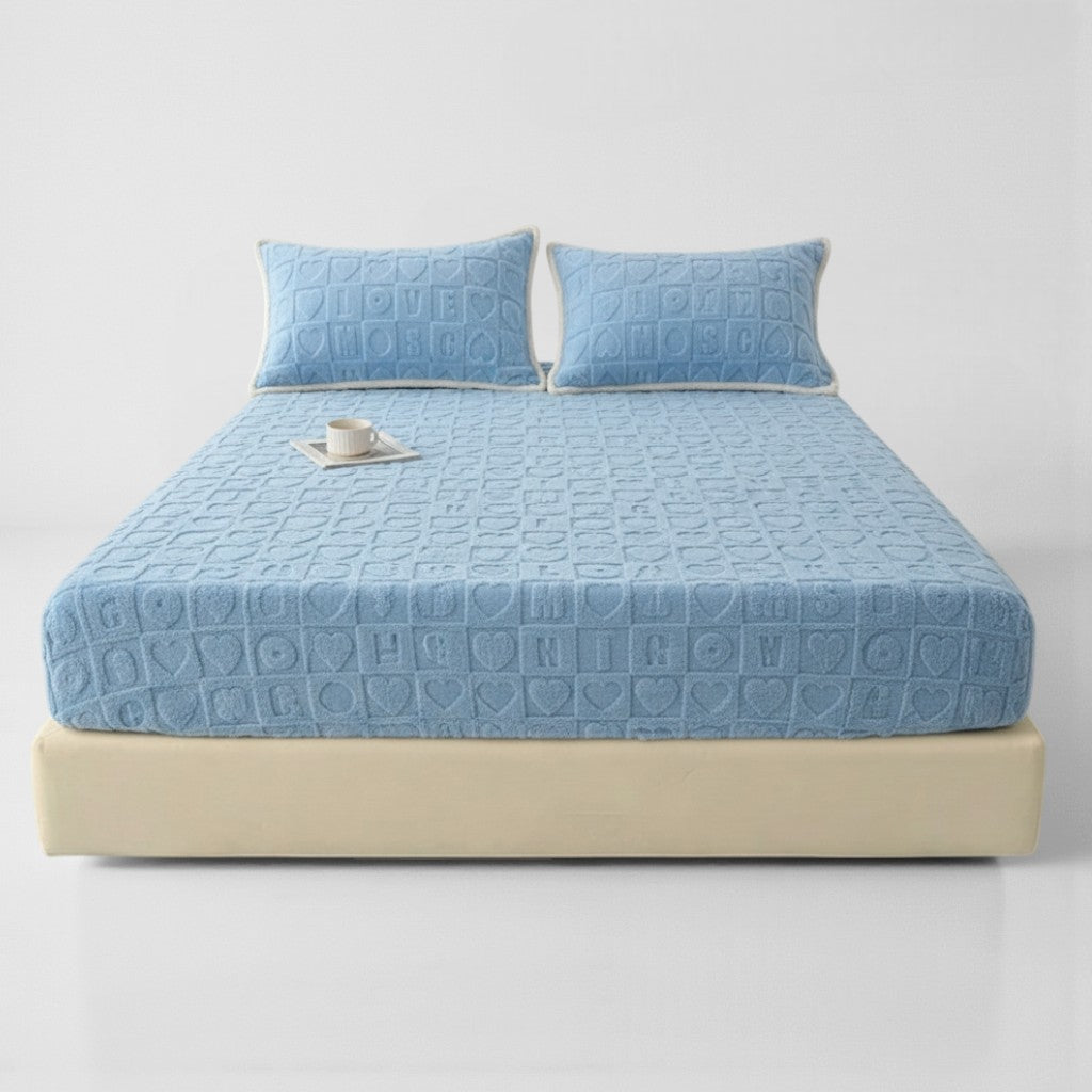 ComfyHeart Print Fitted Sheet Main image