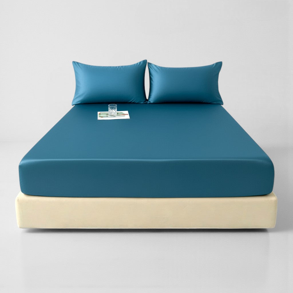 Silky Lyocell Fitted Sheet Main image