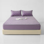 Velvet Cloud Textured Milk Fitted Sheet
