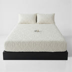 Baroque Embossed Velvet Fitted Sheet
